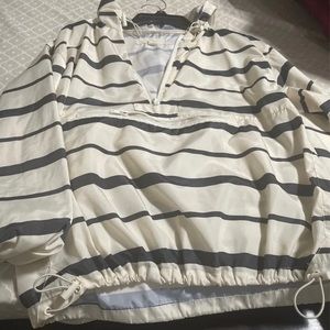 Striped Windbreaker